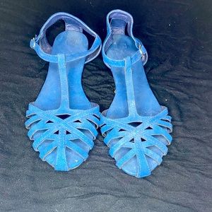 Blue Sandals